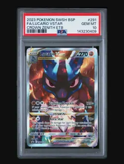 Lucario VSTAR SWSH291 SWSH: Sword & Shield Promo Cards Holo - Image 1