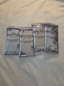 One Piece Card Game Store Tournament Kit 2026 Vol.2 New Sealed X4 - Image 1