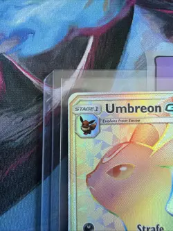 Umbreon GX 154/149 Sun and Moon 2017 Rainbow Secret Rare Pokemon Card TCG - Image 2
