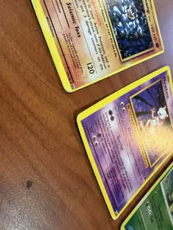 Pokemon Diamond & Pearl Card Mix- Mewtwo Machamp Grotle Pikachu 4 Cards - Image 4