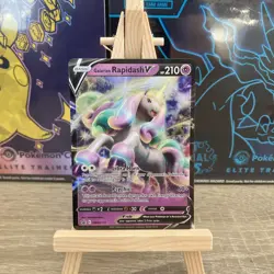 Galarian Rapidash V SWSH111 Black Star Promo Mint Pokemon Card - Image 1