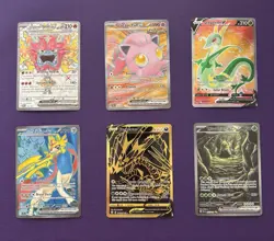 Pokemon TCG Special Illustration Rare, Full Art, Lot of 6 English Cards NM - Image 1