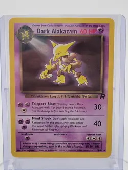 Pokemon Card - Dark Alakazam Team Rocket 18/82 Non-Holo NM Non-Played! - Image 1