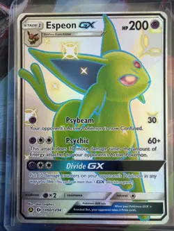 Espeon GX SV60/SV94 Hidden Fates Shiny Vault Holo Card Mint Condition - Image 1