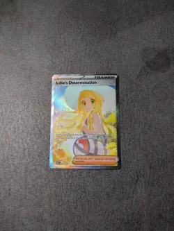 Pokemon TCG - Lillie's Determination Holo Card - 184/132 Mega Evolution SIR - NM - Image 1