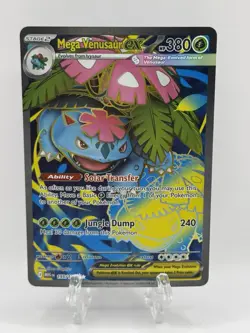 Pokemon Me01: Mega Evolution Mega Venusaur EX Holo Card 155/132 Ultra Rare EN - Image 1