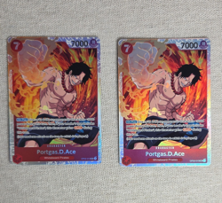 Bandai One Piece Card Game OP02 Portgas D. Ace OP02-013 Special Foil x2 English - Image 1