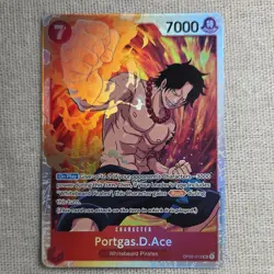Bandai One Piece Card Game OP02 Portgas D. Ace OP02-013 Special Foil x2 English - Image 2