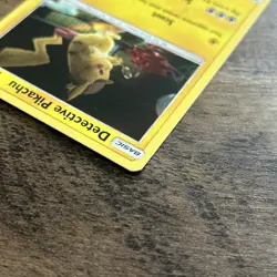Pikachu 10/18 Rare Detective Pikachu Movie Pokemon Card - Image 4
