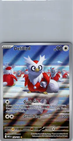 Delibird 152/132 ME01: Mega Evolution - Pokemon Card - NM - Image 1