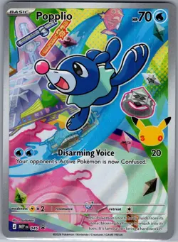 Popplio MEP 045 ME: Mega Evolution Promo - Pokemon Card - NM - Image 1