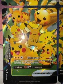 Pikachu V-Union SwSH Black Star Promo Set of 4 Pokemon TCG Promo Cards English - Image 4