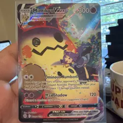 Pokemon Mimikyu VMAX Holo Ultra Rare TCG Card 2022 Brilliant Stars TG17/TG30 NM - Image 1