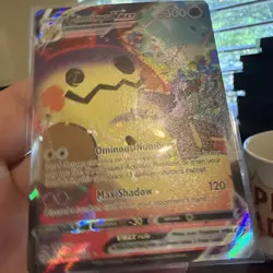 Pokemon Mimikyu VMAX Holo Ultra Rare TCG Card 2022 Brilliant Stars TG17/TG30 NM - Image 2