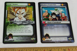 Gohan Season Wild Card FOIL & Warriors Prep Dragon Ball Z 2002 lot of cards NM - Image 1
