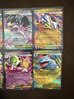 Pokemon TCG - Mega Evolution ex Double Rare - Complete EX Set - 10 Card Lot - Image 3