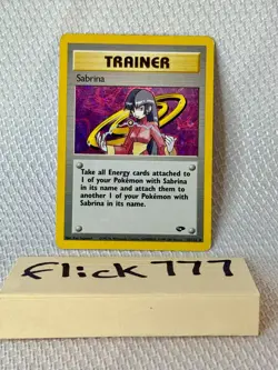 SABRINA 20/132 GYM CHALLENGE HOLO RARE POKEMON CARD LIGHTLY PLAYED UNLIMITED - Image 1