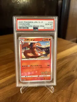 Pokemon Grand Prix Illustrator Charizard Trading Card 143/S-p PSA 10 Gem Mint - Image 1