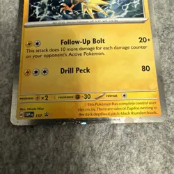 Zapdos 157 Sv: Scarlet & Violet Promo Cards Cosmos Holo - Image 3
