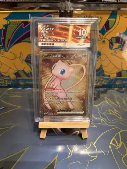 ✨ ACE 10 Mew EX #205 – 151 Ultra Premium Collection – Metal Card (2023) ✨ - Image 1