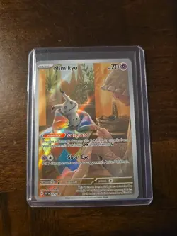 Pokemon Mimikyu TCG Scarlet & Violet Paldea Evolved SVP075 Holo Promo Card - Image 1