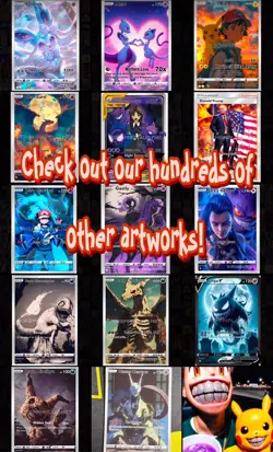 Fishman 10 Gengar Night Full Art - Pokemon Card Collectable Gift Display - Image 3