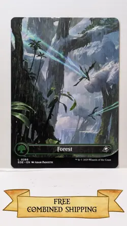 Magic The Gathering: Edge of Eternities Borderless Land Lot - Image 3