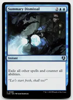 Summary Dismissal #88 (NM) Innistrad Remastered INR Magic MTG - Image 1