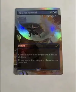 Katara's Reversal (# 63) MTG Avatar: The Last Airbender - BORDERLESS - FOIL - NM - Image 1