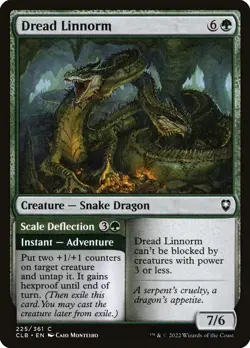 Dread Linnorm | #225 | CLB | MTG | Regular | LP - Image 1