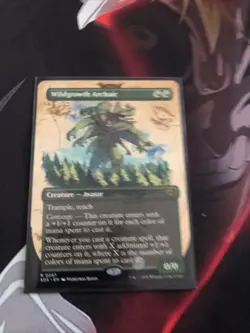 MTG Secrets of Strixhaven BORDERLESS FIELD NOTES R Wildgrowth Archaic #0297 - Image 1