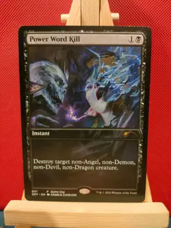 Power Word Kill - Gameday Promo - Rare - LP/NM - MTG - Image 1