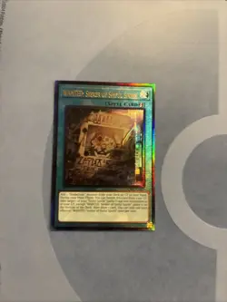 WANTED: Seeker of Sinful Spoils RA03-EN074 Prismatic Ultimate Rare Yugioh Card - Image 1