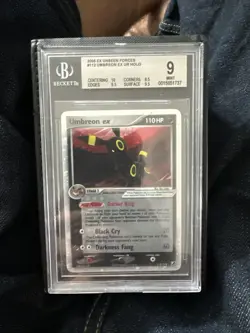Pokemon Umbreon EX 112/115 Unseen Forces Holo Card BGS 9 Graded POP 41 - Image 1