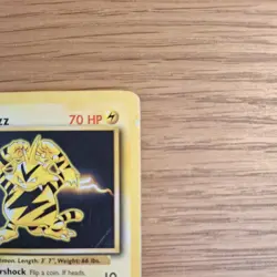 Pokemon TCG Electabuzz 20/102 Non-Holo Rare Card Unlimited Base Set LP - Image 3