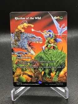 MTG Rhythm of the Wild Borderless #0012 TMNT M NP - Image 1
