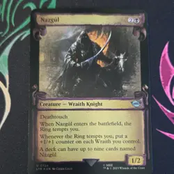 Nazgul 724 Uncommon Foil English MTG Lord Of The Rings 2023 - Image 1