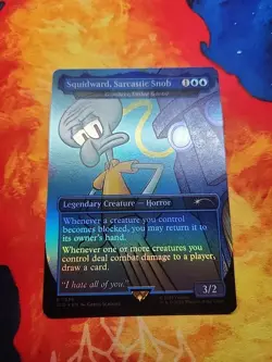 Squidward, Sarcastic Snob - Grazilaxx, Illithid Scholar (Rainbow Foil) - NM - Image 1
