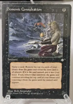 MTG Demonic Consultation Ice Age MP - Image 1
