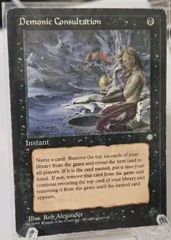 MTG Demonic Consultation Ice Age MP - Image 2