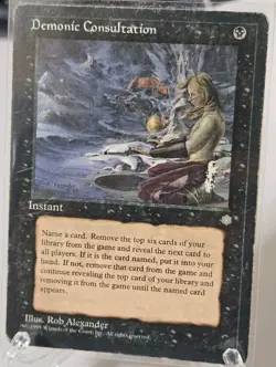 MTG Demonic Consultation Ice Age MP - Image 3
