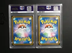 Pokemon N'S Reshiram + N's Zekrom AR PSA 10 JAPANESE SV9 M2A 109 210 - Image 2