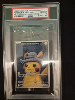 Pokemon Van Gogh Pikachu with Grey Felt Hat SVP 085 PSA 10 Gem Mint - Image 1