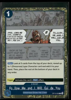 Royal Blood #OP10-059 Fo...llow...Me...and...I...Will...Gui...de...You Foil - Image 1