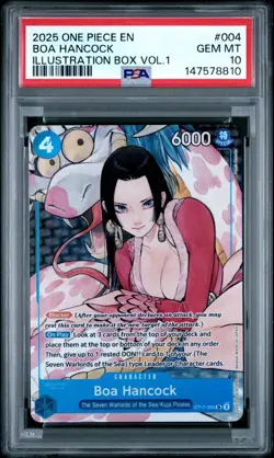 One Piece Illustration Box Vol 1 & 2 Sequential PSA 10 Nami Boa Blk Maria Yamato - Image 4