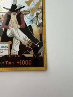 One Piece CCG OP14 Gold DON!! Dracule Mihawk - Near Mint English - Image 5