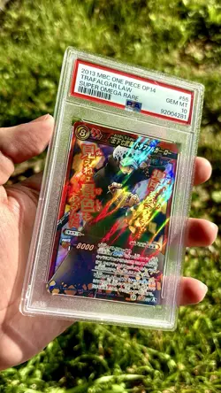 PSA 10 2013 MBC ONE PIECE TRAFALAGAR LAW SUPER OMEGA RARE - Image 1