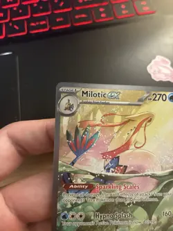 Pokemon TCG Milotic EX Special Illustration Rare Card 237/191 Surging Sparks NM - Image 3