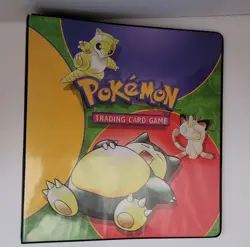 Vintage 1999 Pokemon Trading Card Wizards of the Coast Ultra Pro 3-Ring Binder - Image 1