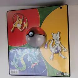 Vintage 1999 Pokemon Trading Card Wizards of the Coast Ultra Pro 3-Ring Binder - Image 2